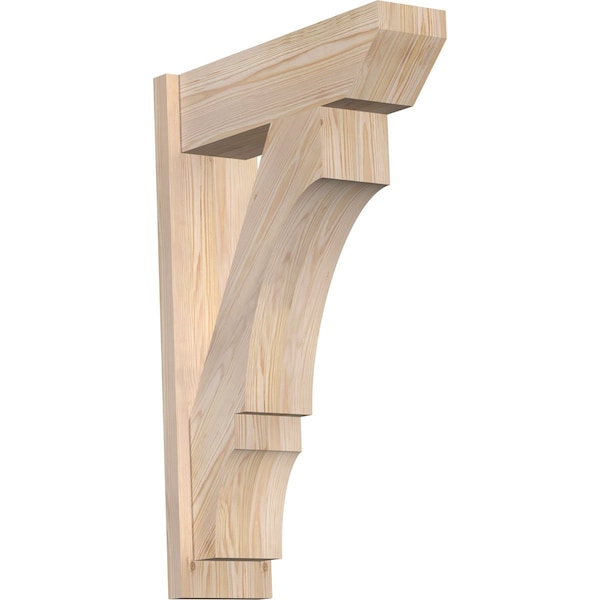 Ekena Millwork Balboa Slat Smooth Outlooker, Douglas Fir, 7 1/2"W x 24"D x 36"H OUT08X24X36BOA06SDF - main